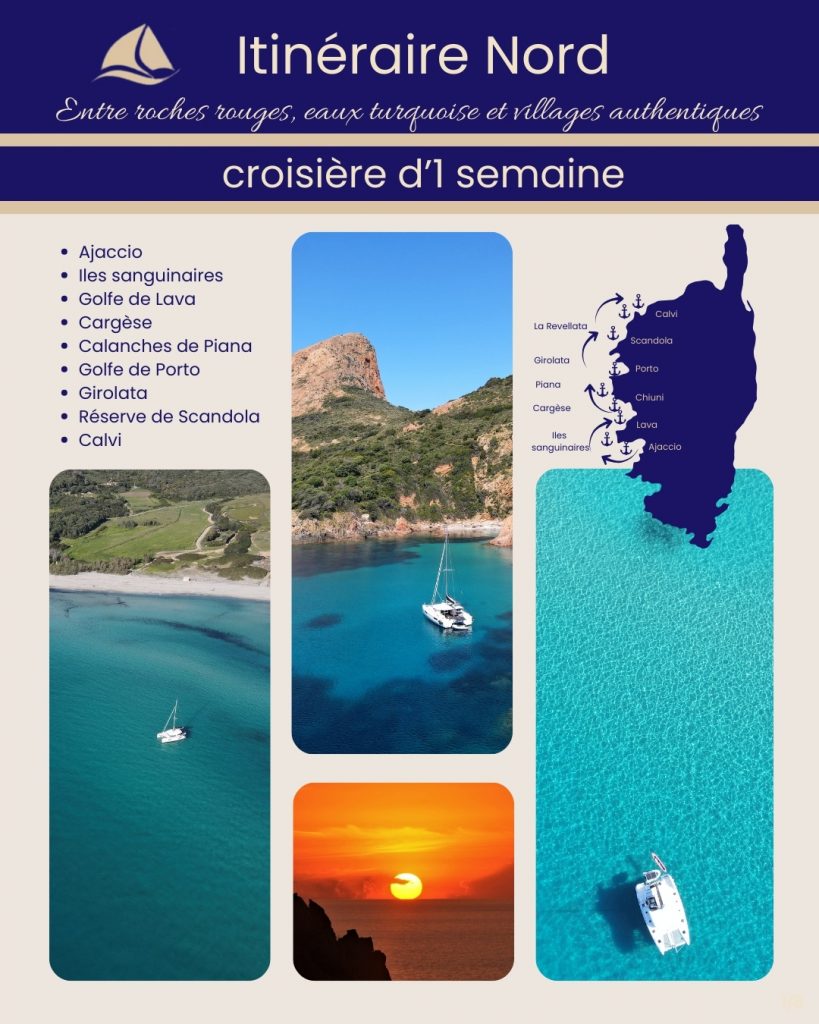 Croisière en Corse - itinéraire Nord 01