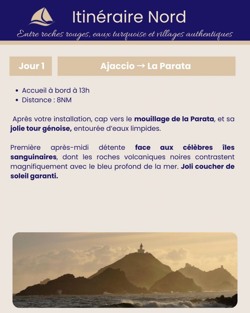 Croisière en Corse - itinéraire Nord 02