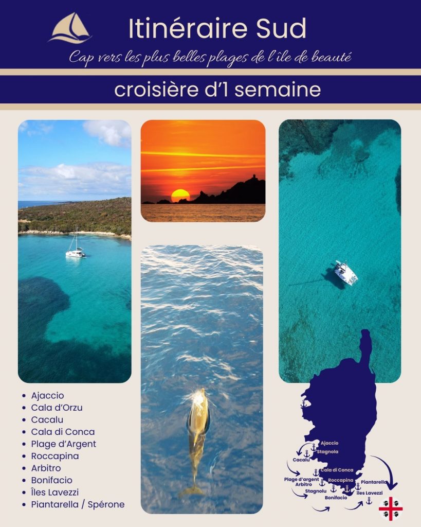 Croisière en Corse - itinéraire Sud 01