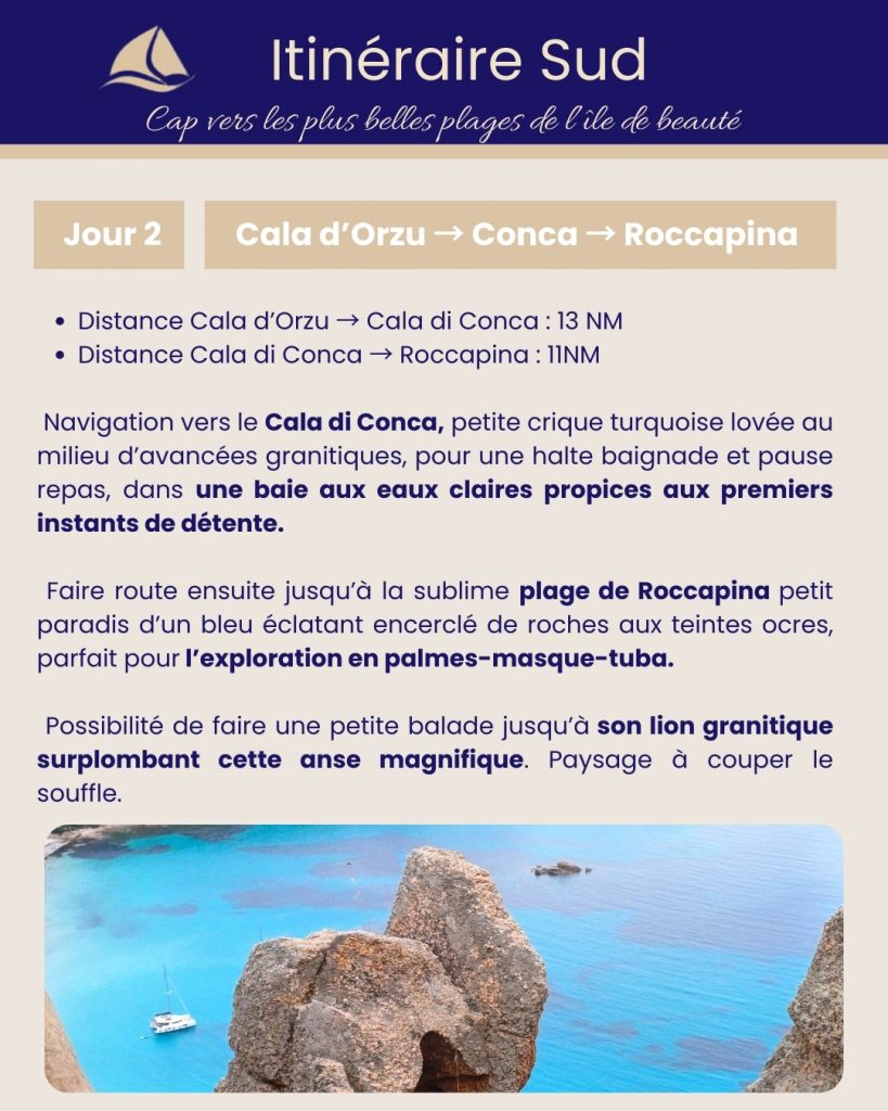 Croisière en Corse - itinéraire Sud 03